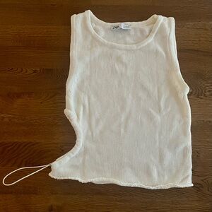 Zara Side Cinch Sweater Tank